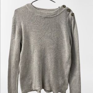 GAP woman’s crew neck sweater - Gray size L